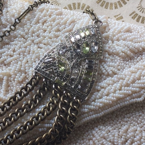 COPY - C+I Art Deco Chain Swag Statement Necklace - Picture 5 of 6